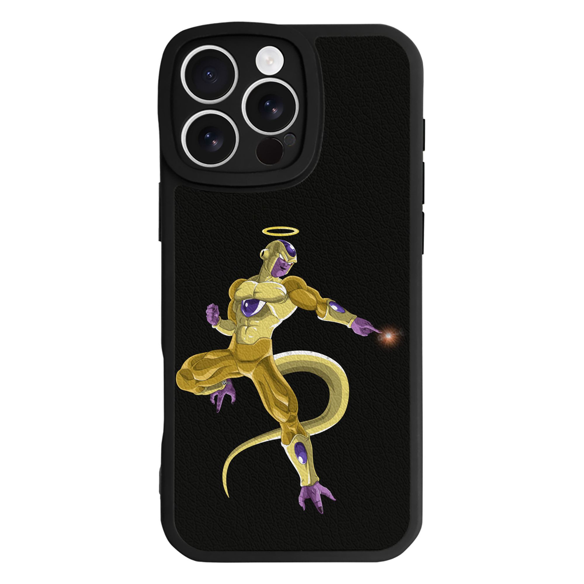 （画像用） ドラゴンボール フリーザ DRAGON BALL Frieza 【iPhone 16シリーズ対応】シリコンスマホケース（レザー調） 材質：シリコン